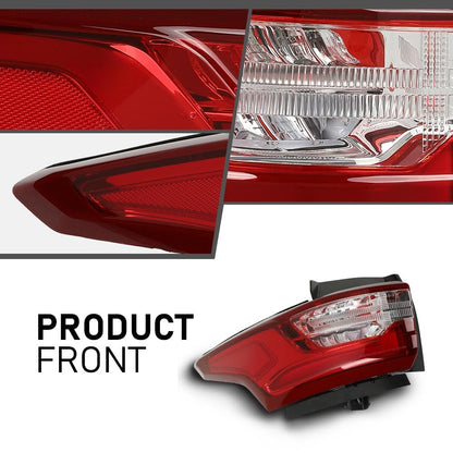 G-PLUS LED Rear Left Tail Light Assembly Compatible with Chevy Traverse 2018 2019 2020 2021 Left Rear Brake Lamp Luces Traseras, 84618033, GM2804130, Red Lens