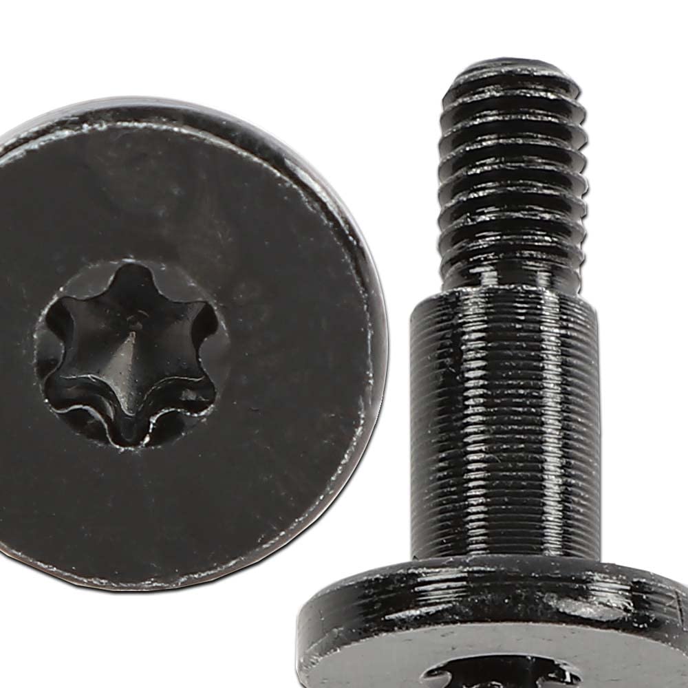 G-PLUS Tailgate Cover Cap Screws Bolts Black Compatible with 2008-2014 F150 excluding Flareside