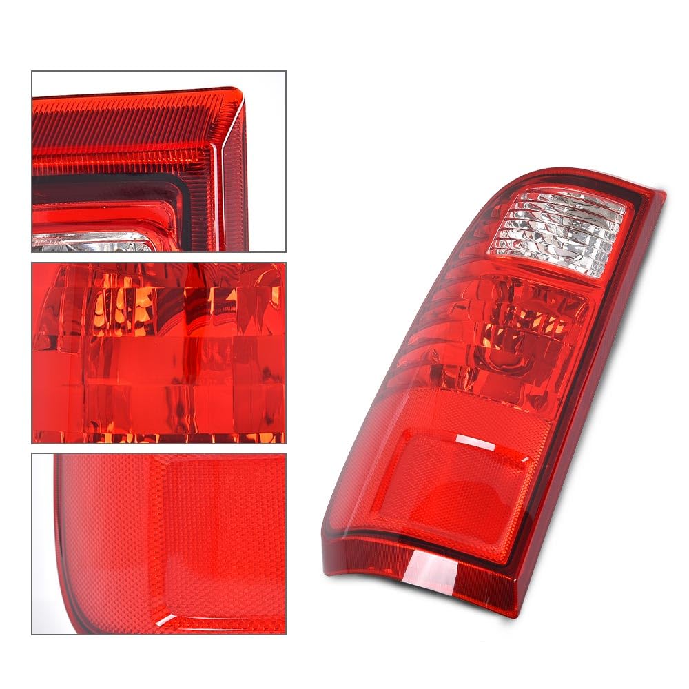 G-PLUS Tail Light Lamp w/o Bulbs Left Side Compatible with Ford F250 F350 F450 F550 Super Duty 2008-2016 BC3Z13405A, FO2800208 Red Lens Luces Traseras Faros Traseros Rear Brake Lamps Assembly