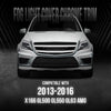 G-PLUS Front Fog Light Cover Chrome Trim Driver and Passenger Side Compatible with Benz X166 GL500 GL550 GL63 AMG 2013-2016 A1668851774 A1668851874