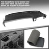 G-PLUS TPE Dash Cover Skin Cap Overlay Compatible with Chevy Avalanche/Suburban/Tahoe 2000-2006 Chevy Silverado/GMC Sierra 1999-2007 GMC Yukon/XL 2000-2006 Black