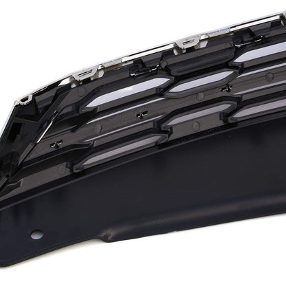 G-PLUS Honeycomb Grille Mesh Assembly Black Covers Automotive Car Front Bumper Upper Grille Compatible with Chevr Cruze 2016-2017