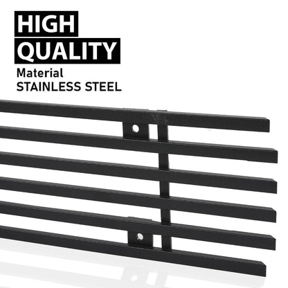 G-PLUS Billet Grille Insert Compatible with Chevy Blazer C/K Pickup Suburban Tahoe 1994-1999 Black
