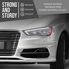 G-PLUS Headlight Lens Cover for Audi A3 2013-2016 Left Clear Additional Angle