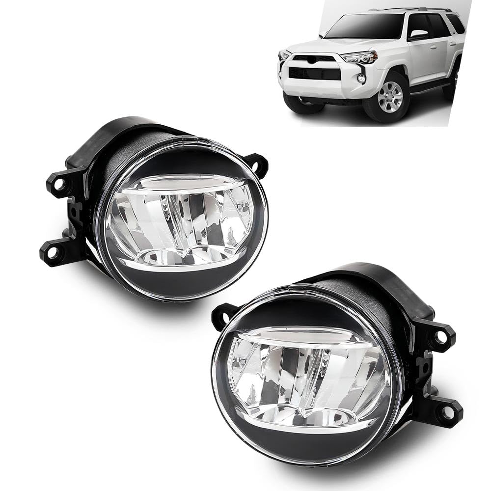 G-PLUS Pair LED Fog Lights Driving Lamps Compatible with Toyota Avalon 2008-2010,Fit Toyota Camry 2007-2013,Fit Toyota Corolla 2009-2015 81210-06070, 81210-0D040