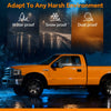 G-PLUS LED Headlights Compatible with Ford F250 F350 F450 F550 Super Duty 2005-2007 DRL BAR Headlamps Clear Lens Black Housing Amber Reflector,faros delanteros