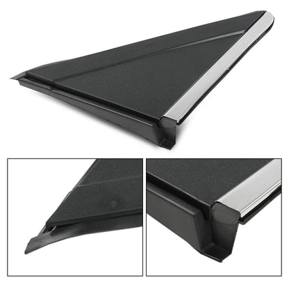 G-PLUS Mirror Flag Applique View Mirror Triangle Trim LH & RH Exterior Side w/Trim Compatible with Chrysler Town & Country 2008-2016/Fit Dodge Grand Caravan 2008-2020