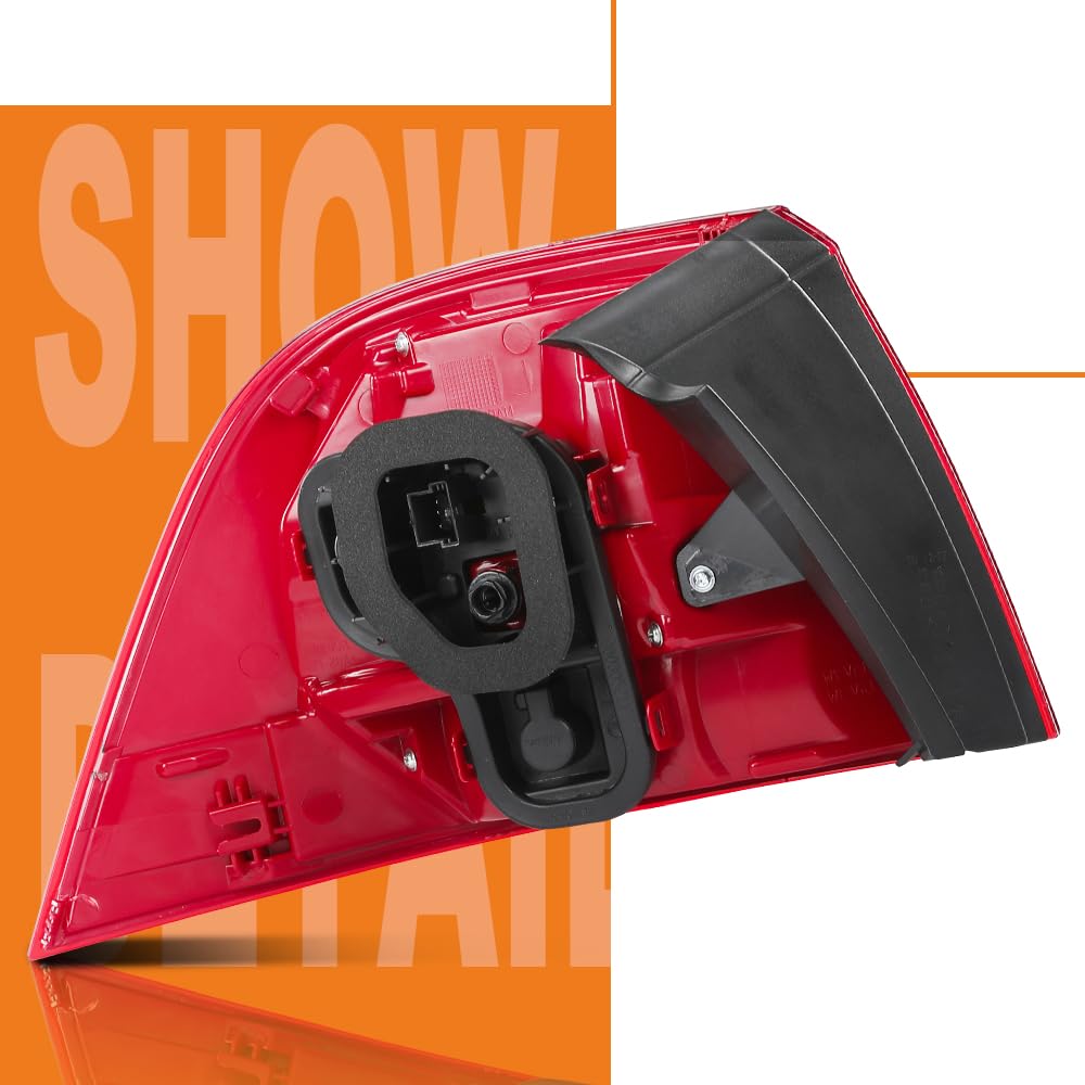 G-PLUS LED Tail Light Right Compatible with VW Touareg 2013-2016 Red