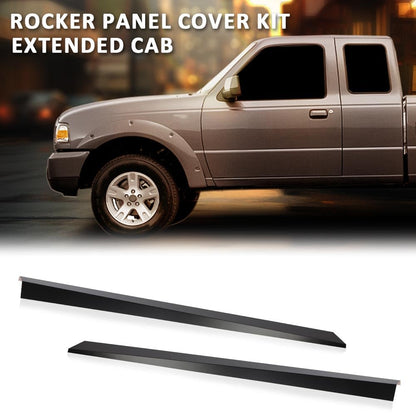 G-PLUS Rocker Panel Cover Kit Compatible with Ford Ranger Extended Cab 1993-2011