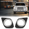 G-PLUS Front Bumper Fog Light Cover Trim Bezel Pair Compatible with Toyota RAV4 2009-2012 521270R040, 521280R040