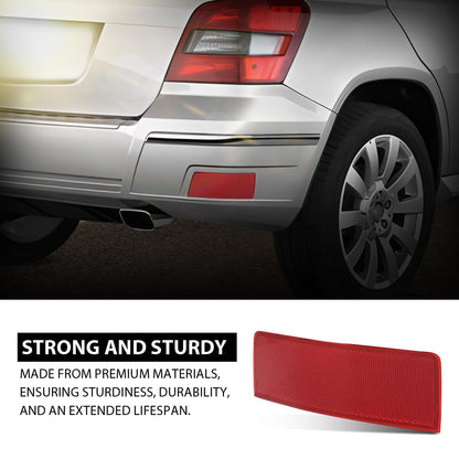G-PLUS Rear Right Bumper Reflector Light, Compatible with Benz GLK250 GLK350 Base 4Matic Sport Utility 4-Door 2010-2012, 2048200274