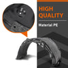 G-PLUS Front Inner Fender Liner Set Compatible with LX ES300h/ ES350 2013-2018 5387506270, 5387533200, 5387606270, 5387633200, LX1248119, LX1248136, LX1249119 Black