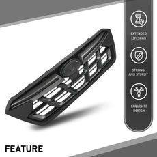 G-PLUS Front Bumper Grille for Subaru Crosstrek 2021-2023 Dark Gray Black Product Image