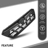 G-PLUS Front Bumper Grille Grill Dark Grey & Black Trim Compatible with Subaru Crosstrek 2021-2023 J1010FL320