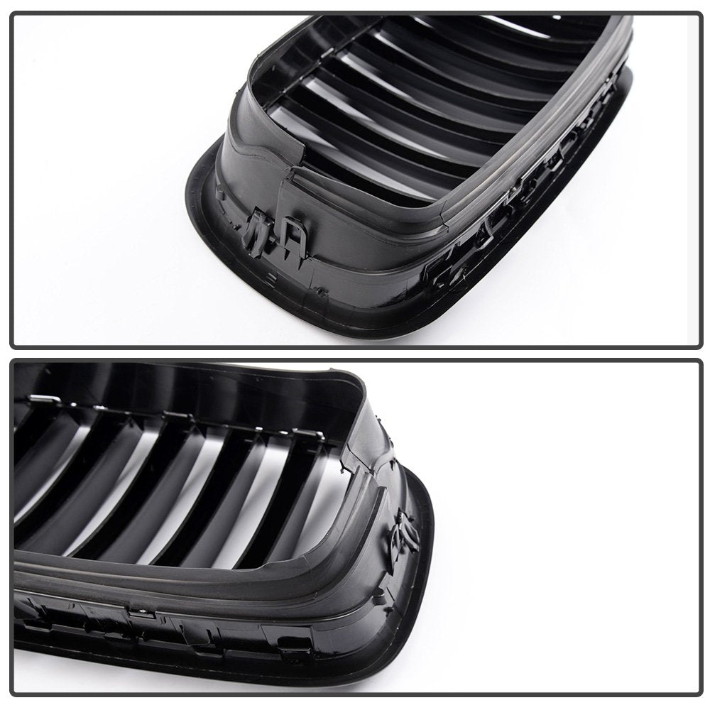 Replacement For BMW E70 E71 X5 X6 2007 2008 2009 2010 2011 2012 2013 Gloss Black Front Bumper Kidney Sport Grills Hood Grille Replacement