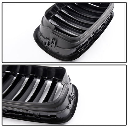 Replacement For BMW E70 E71 X5 X6 2007 2008 2009 2010 2011 2012 2013 Gloss Black Front Bumper Kidney Sport Grills Hood Grille Replacement