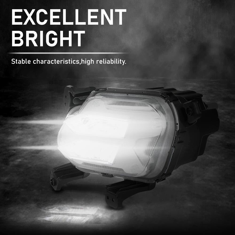 G-PLUS Front DRL LED Fog Lights Daytime Running Lmap Pair Compatible with Kia Sorento 2021-2022 without Wiring Harness