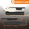 G-PLUS Rocker Panel Covers Compatible with Dodge Ram 1500 2500 Extended Cab 2009-2018 Black