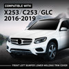 G-PLUS Front Left Bumper Lower Molding Trim Cover, Compatible with Benz X253 GLC 2016-2019, Driver Side, A2538857900, 2538857900