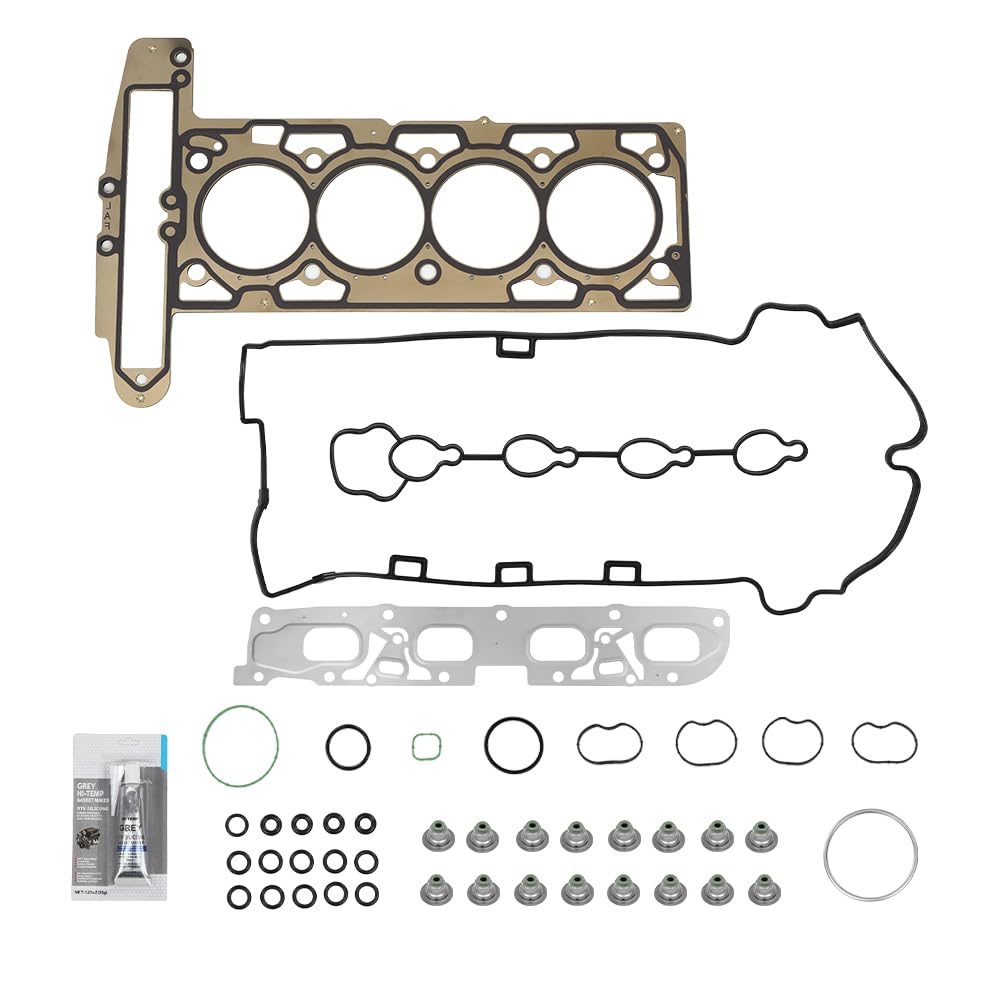G-PLUS Head Gasket Set Compatible with Buick Allure Lacrosse Regal Verano 2.4L 2010-2017,Fit Chevy Captiva Sport Equinox Impala Malibu Orlando Terrain 2.4L 2010-2017 HS26517PT, HS54874