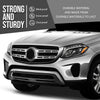 G-PLUS Front Bumper Face Bar Trim Molding Step Pad Compatible with Benz GLS450 2017-2019 1668850501, 1668852138 Silver
