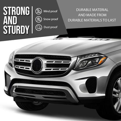 G-PLUS Front Bumper Face Bar Trim Molding Step Pad Compatible with Benz GLS450 2017-2019 1668850501, 1668852138 Silver