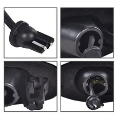 G-PLUS Side Marker Light Set 4PCS for Chevy Silverado 2500HD 3500HD GMC Sierra 2001-2014 Smoke Close-up View