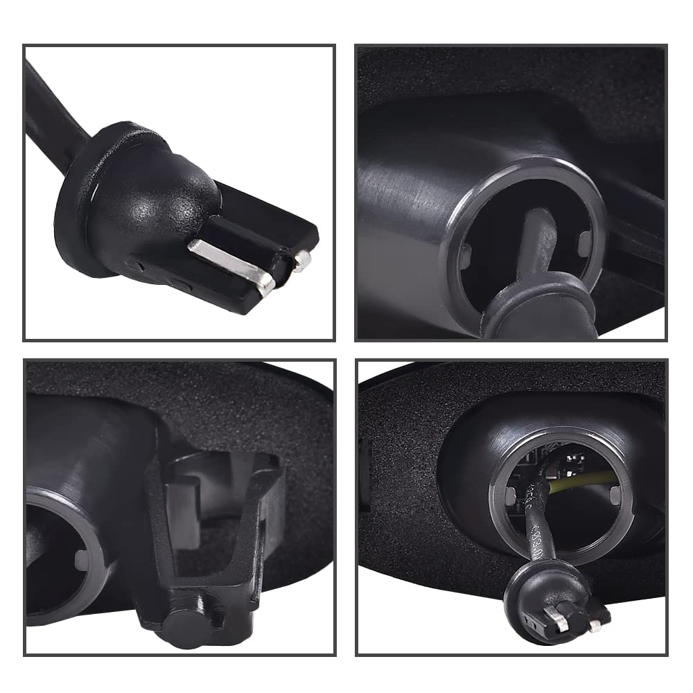 G-PLUS Side Marker Light Set Compatible with Chevy Silverado 2500HD 3500HD 2001-2014 /Fit for GMC Sierra 2500HD 3500HD 2001-2014 LED Marker Lamps Smoke Lens 4Pcs/Set 16530173 16530177