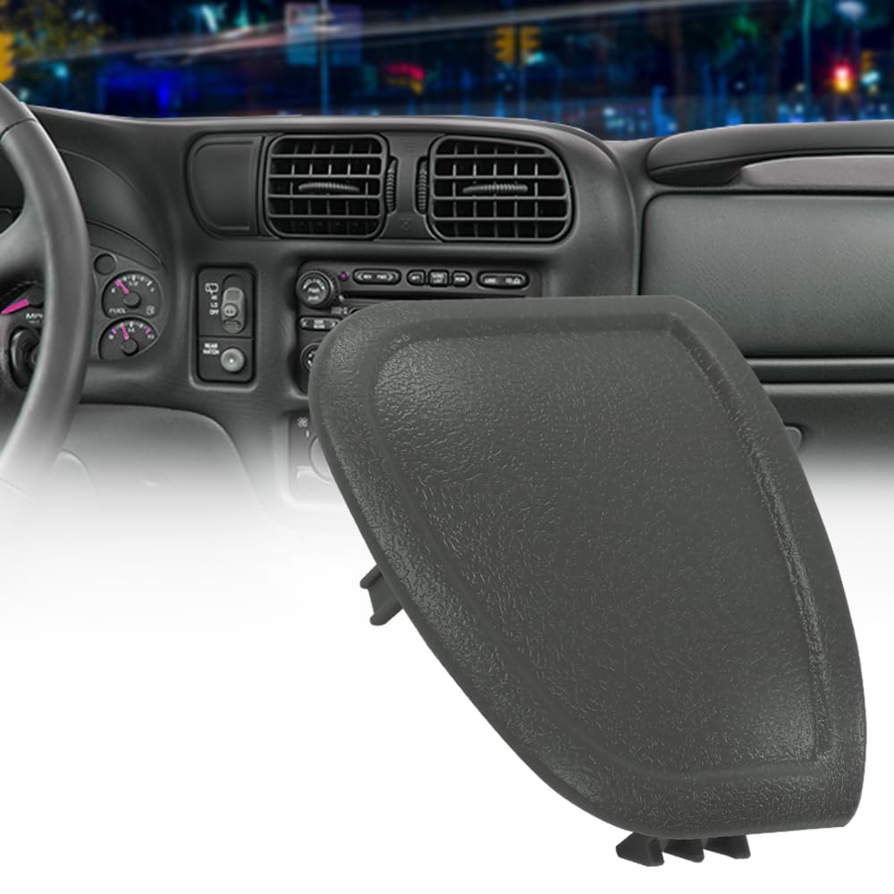 G-PLUS Switch Cover Cluster Bezel Dash Trim Compatible with 1998-2004 Chevy S10 Blazer 4x4 4wd Gray