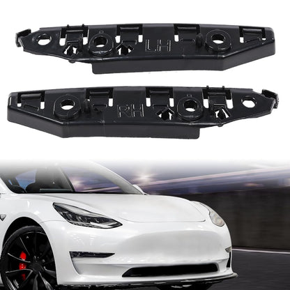 G-PLUS 1 Pair Front Bumper Bracket Left & Right Side Compatible with Tesla Model 3 2017-2020 1084181-00-E, 1084182-00-E