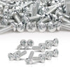 G-PLUS 100 License Plate Screws Compatible with Toyota Honda LX and Some Other Foreign Cars