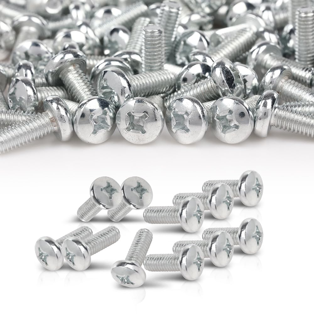 G-PLUS 100 License Plate Screws Compatible with Toyota Honda LX and Some Other Foreign Cars