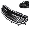 G-PLUS Front Upper Grille Replacemet Chrome Black Compatible with 2017 2018 2019 Buick Encore