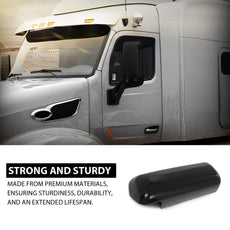 G-PLUS Door Mirror Covers 2PCS for Peterbilt 579 2013-2023 Left Right Additional Angle