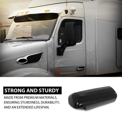 G-PLUS Pair Door Mirror Covers, Compatible with Peterbilt 579 2013-2023, LH Driver & RH Passenger Side 2PCS
