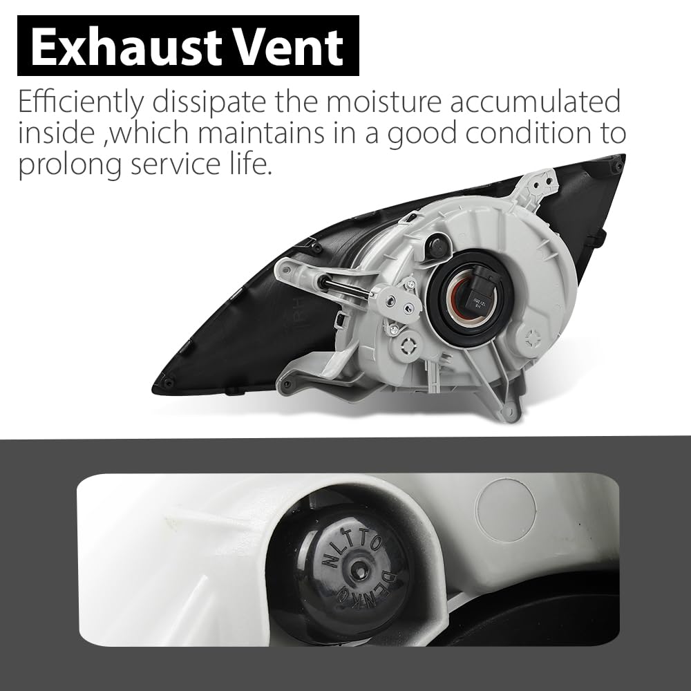 G-PLUS Pair Fog Lights Lamps Assembly, Compatible with Hyundai Veloster Turbo 2013-2016, LH Driver & RH Right Side 2PCS, 865232V500, 865242V500