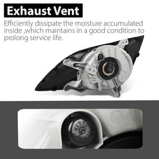 G-PLUS Front Fog Light Assembly for Hyundai Veloster Turbo 2013-2016 Passenger Side Additional Angle