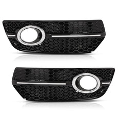 G-PLUS Fog Light Covers 2PCS for Audi Q5 2009-2012 Gloss Black