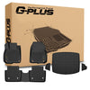 G-PLUS TPE Floor Mats Fit Honda CR-V Fuel Vehicle 2017-2022 6 PCS Black