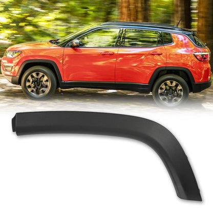 G-PLUS Rear Left Fender Flare Compatible with Jeep Compass 2017-2022 Wheel Cover Protector Wheel Opening Molding Arch Trim UP10RXFAB Black
