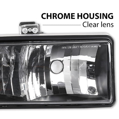 G-PLUS Headlights Compatible with Chevy Blazer 1998-2005 / Fits Chevy S10 Pickup 1998-2004 GM2521162