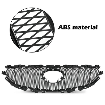 G-PLUS Front Upper Grille Grill Vent Trim Bar Compatible with Mazda CX-5 CX5 2017 2018 2019 2020 2021 ABS Black Mesh