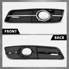 G-PLUS 2PCS Fog Light Covers for Audi A3 2010-2013 Chrome Grille Bezel Product Image