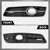 G-PLUS Front Fog Light Lamp Cover Grille Bezel Chrome Left+Right Compatible with Audi A3 2010-2013 8P0807681AA