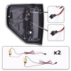 G-PLUS LED Tail Lights Fit Ford F150 2009-2014 Rear Brake Parking Tail Lamps w/Wiring Harness Driver & Passenger Clear lens Black Housing Red light Bar Luces Traseras Faros TraserosAssembly