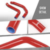 G-PLUS Upper lower Radiator Hose Compatible with Toyota Tacoma 2005-2015 (4.0L V6) Fit Toyota 4Runner 2003-2009 (4.0L V6) Fit Toyota FJ Cruiser 2007-2014 (4.0L V6) Red