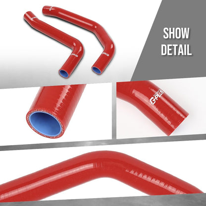 G-PLUS Upper lower Radiator Hose Compatible with Toyota Tacoma 2005-2015 (4.0L V6) Fit Toyota 4Runner 2003-2009 (4.0L V6) Fit Toyota FJ Cruiser 2007-2014 (4.0L V6) Red