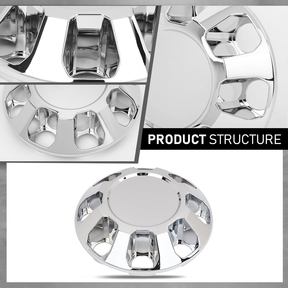G-PLUS Wheel Center Caps Chrome 4pcs Hub Cap Compatible with GMC Sierra 2500HD 3500HD 2015-2020 22909152