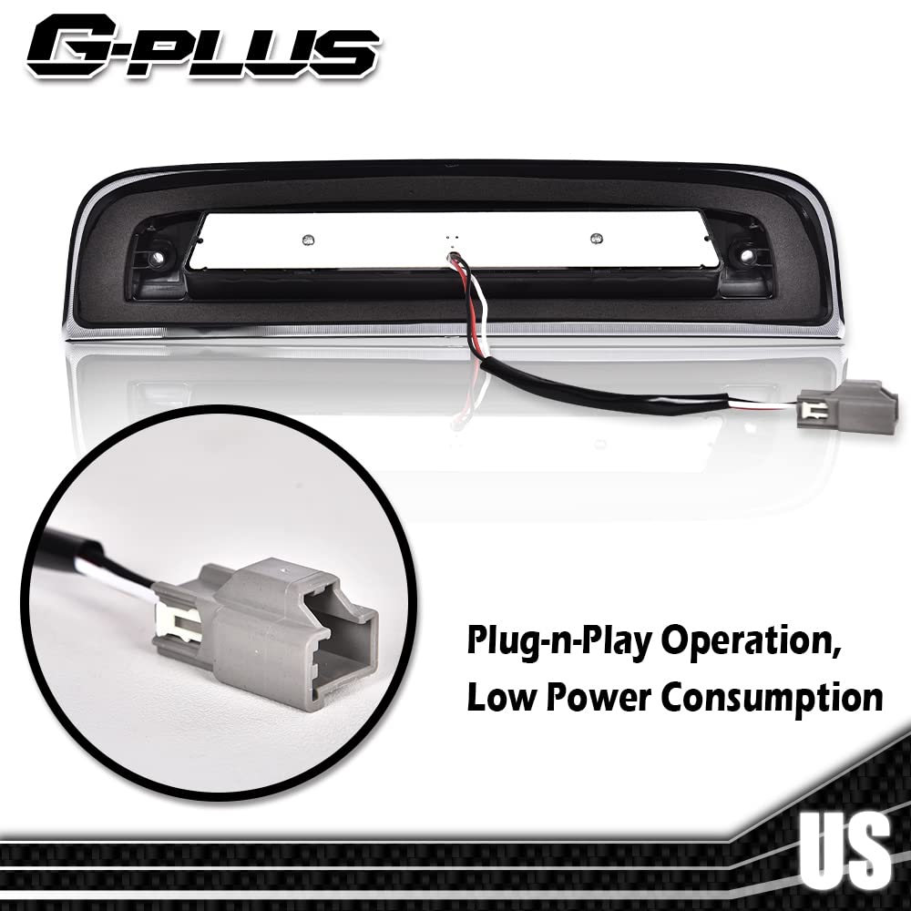 G-PLUS LED Third 3rd High Mount Stop Light X Brake Light Compatible with 2014-2020 GMC Sierra 1500 /Chevy Silverado 1500 2019 GMC Sierra 1500 Limited 23509162 20979071