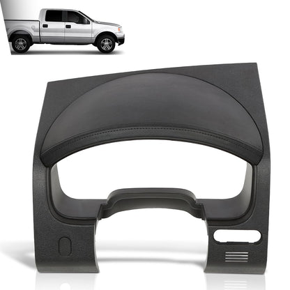 G-PLUS Dash Bezel Speedometer Surround Trim Panel w/o Pedal Switch Hole Compatible with Ford F150 2004-2008/Fit Lincoln Mark LT 2006-2008/Not Fit any 2004 Ford F150 Heritage (Old Style)